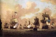 Monamy, Peter The Surrender of the Spanish Fleet to the British at Havana oil painting picture wholesale